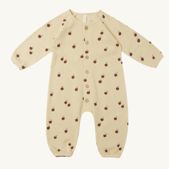 Quincy Mae Other - NWT - Quincy Mae apple waffle jumpsuit​